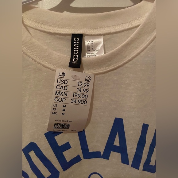 White H&M shirt - Picture 2 of 3